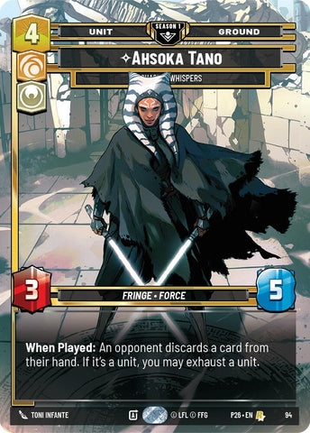 Ahsoka Tano - Chasing Whispers (94) (94) [Sector and Regional Promos: Season 1]