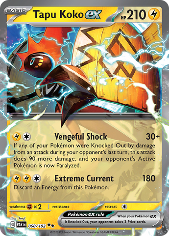 Tapu Koko ex (068/182) [Paradox Rift]