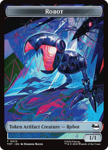 Robot // Food Double-Sided Token [Teenage Mutant Ninja Turtles Tokens]