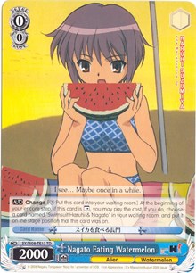 Nagato Eating Watermelon (SY/W08-TE13 TD) [The Melancholy of Haruhi Suzumiya]