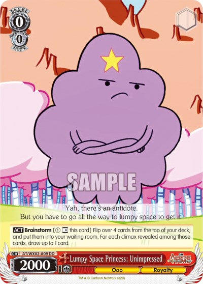 Lumpy Space Princess: Unimpressed (AT/WX02-A09) (Promo) [Adventure Time]