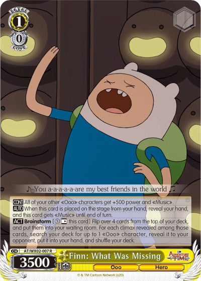 Finn: What Was Missing (AT/WX02-007 R) [Adventure Time]