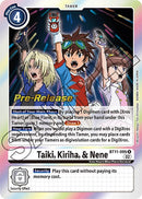 Taiki, Kiriha, & Nene [BT11-095] [Dimensional Phase Pre-Release Promos]