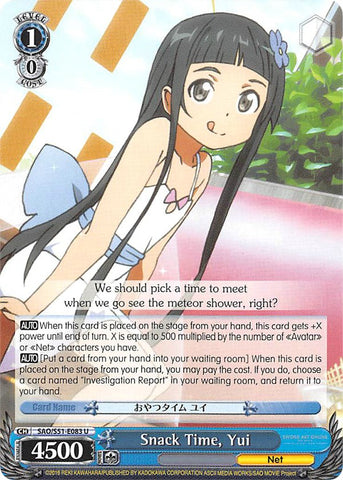 Snack Time, Yui (SAO/S51-E083 U) [Sword Art Online The Movie: -Ordinal Scale-]
