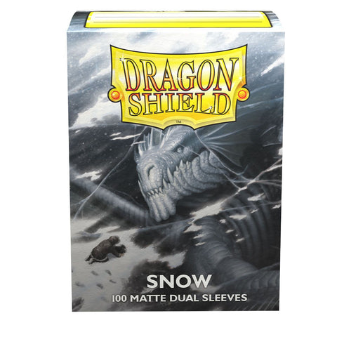 Dragon Shield: Standard 100ct Card Sleeves - Snow (Dual Matte)