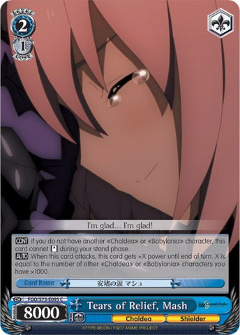 Tears of Relief, Mash (FGO/S75-E095 C) [Fate/Grand Order Absolute Demonic Front: Babylonia]