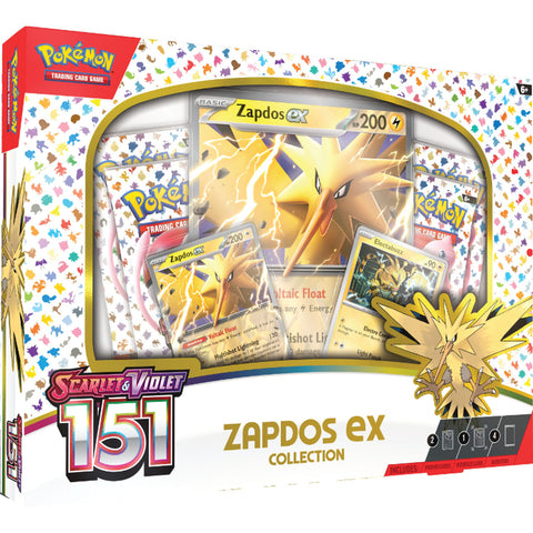 Pokemon TCG: Scarlet & Violet - 151 Zapdos ex Collection Box