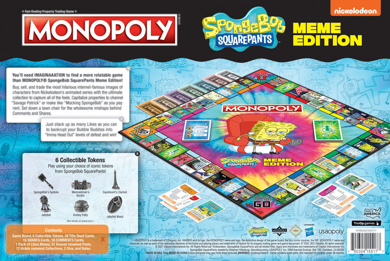 Monopoly: SpongeBob SquarePants Meme Edition