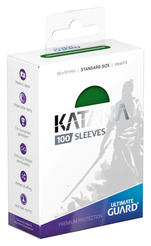 Katana Sleeves Standard Size - Green (100)
