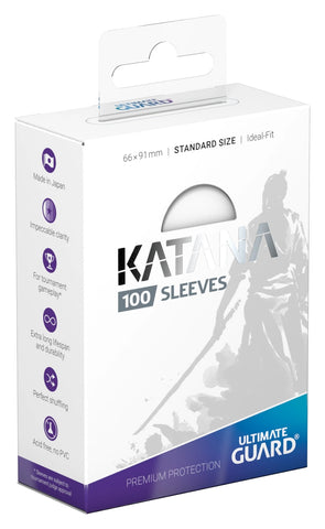 Katana Sleeves Standard Size - White (100)