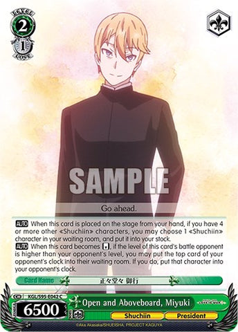 Open and Aboveboard?, Miyuki [Kaguya-Sama: Love is War?]