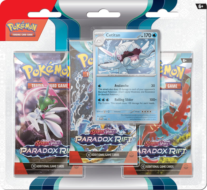 Scarlet & Violet: Paradox Rift - 3-Pack Blisters