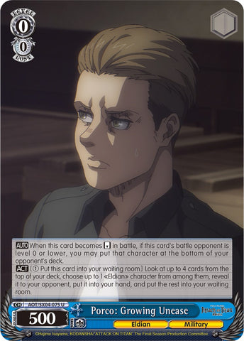 Porco: Growing Unease [Attack On Titan: Final Season]