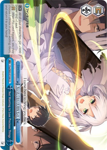 Not Wanting to Lose Precious Things (Fra/W65-E104 CC) [Fujimi Fantasia Bunko]