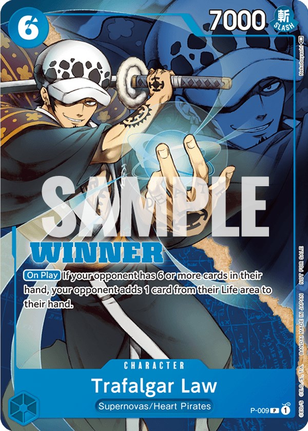 Trafalgar Law - P-009 (Winner Pack Vol. 1) [One Piece Promotion Cards]