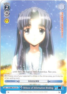 Release of Information Binding (SY/W08-TE16 TD) [The Melancholy of Haruhi Suzumiya]