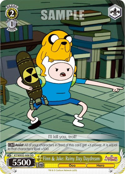 Finn & Jake: Rainy Day Daydream (AT/WX02-A06) (Promo) [Adventure Time]