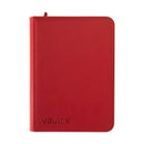 Vault X: 9-Pocket Exo-Tec Zip Binder (Fire Red)