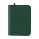 Vault X: 4-Pocket Exo-Tec Zip Binder (Green)