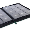 Vault X: 9-Pocket Exo-Tec Zip Binder (Green)