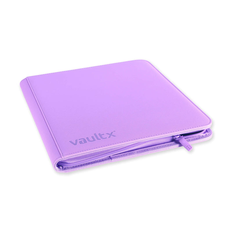 Vault X: 12-Pocket Exo-Tec Zip Binder (Purple)