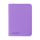 Vault X: 12-Pocket Exo-Tec Zip Binder (Purple)