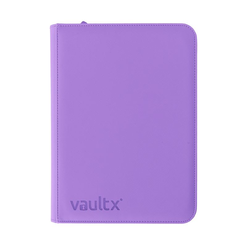 Vault X: 12-Pocket Exo-Tec Zip Binder (Purple)