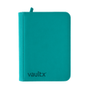 Vault X: 4-Pocket Exo-Tec Zip Binder (Ocean Blue)
