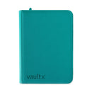 Vault X: 9-Pocket Exo-Tec Zip Binder (Ocean Blue)