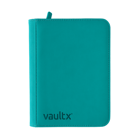 Vault X: 4-Pocket Exo-Tec Zip Binder (Ocean Blue)