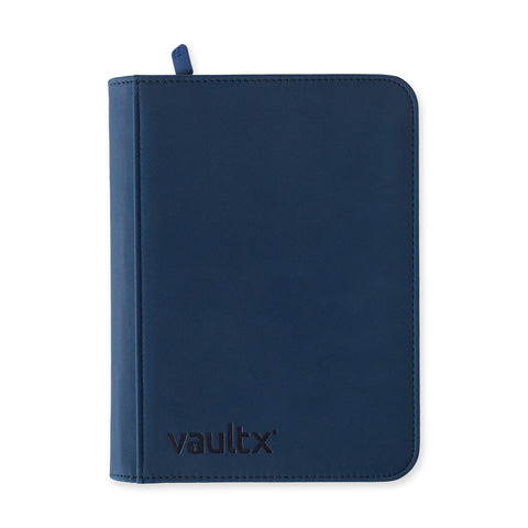 Vault X: 4-Pocket Exo-Tec Zip Binder (Royal Blue)