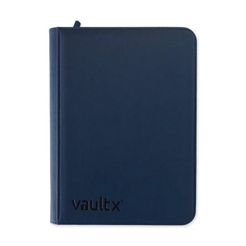 Vault X: 9-Pocket Exo-Tec Zip Binder (Royal Blue)