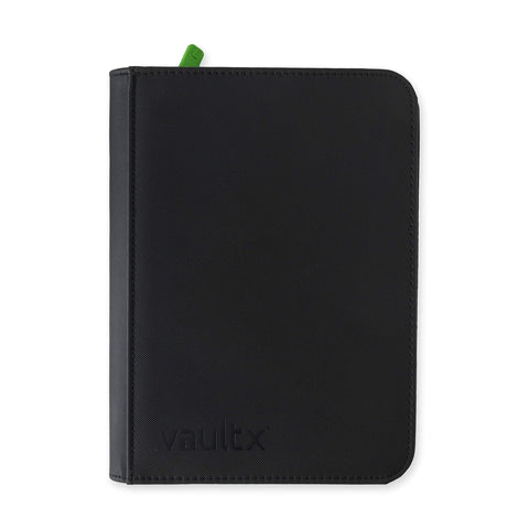 Vault X: 4-Pocket Exo-Tec Zip Binder (Black)