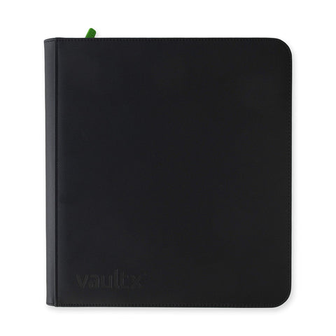 Vault X: 12-Pocket Exo-Tec Zip Binder (Signature Black)