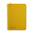Vault X: 9-Pocket Exo-Tec Zip Binder (Sunrise Yellow)