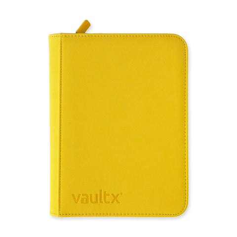 Vault X: 4-Pocket Exo-Tec Zip Binder (Sunrise Yellow)