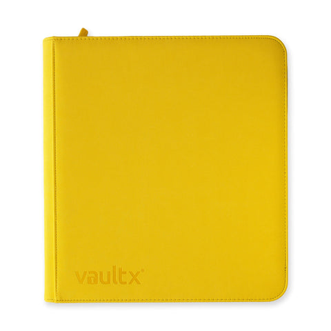 Vault X: 12-Pocket Exo-Tec Zip Binder (Sunrise Yellow)