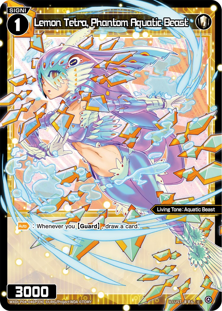 Lemon Tetra, Phantom Aquatic Beast (Parallel Foil) (WXDi-P04-046P) [Vertex Diva]