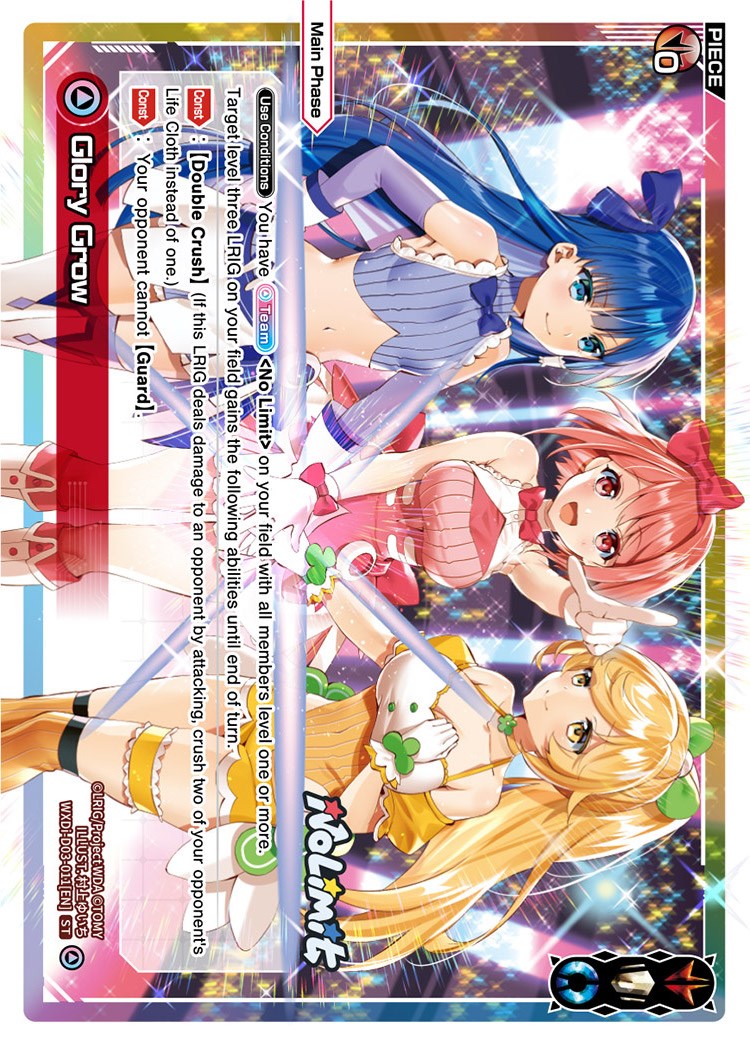 Glory Grow (WXDi-D03-011) [Diva Debut Deck D03: Rei Hirana Akino]