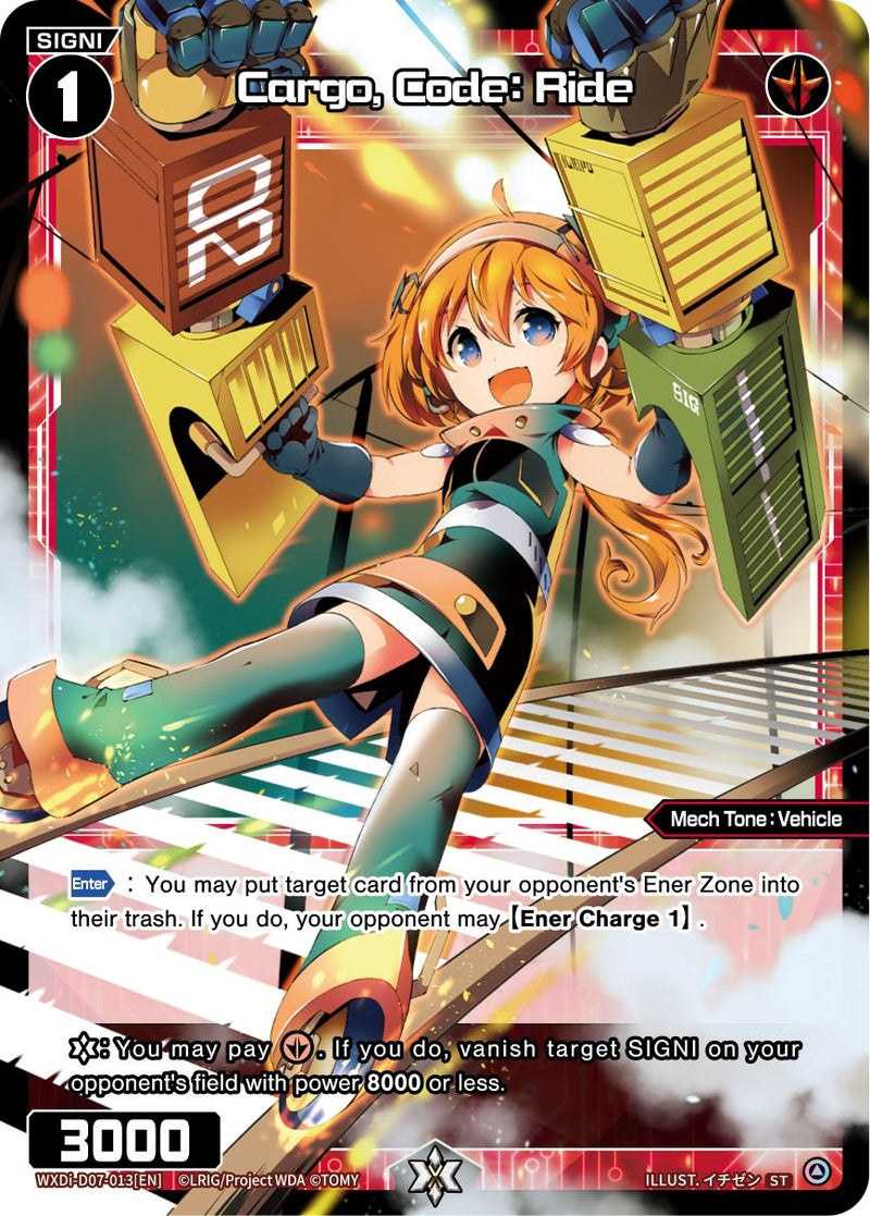 Cargo, Code: Ride (WXDi-D07-013) [Top Diva Deck: DXM]