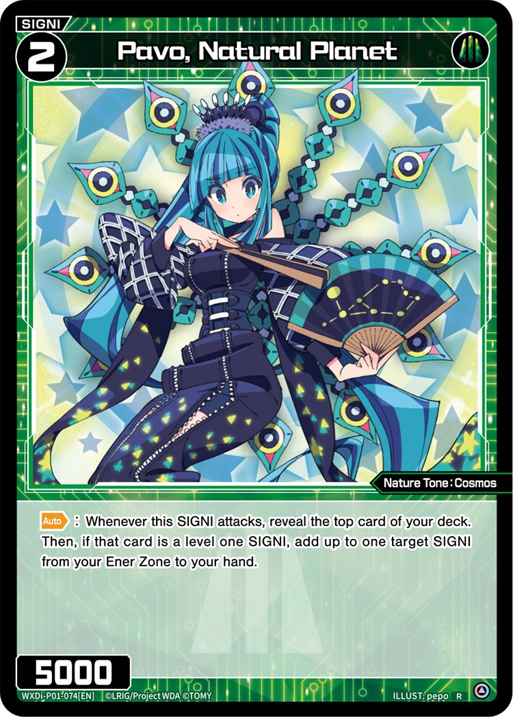 Pavo, Natural Planet (WXDi-P01-074) [Glowing Diva]