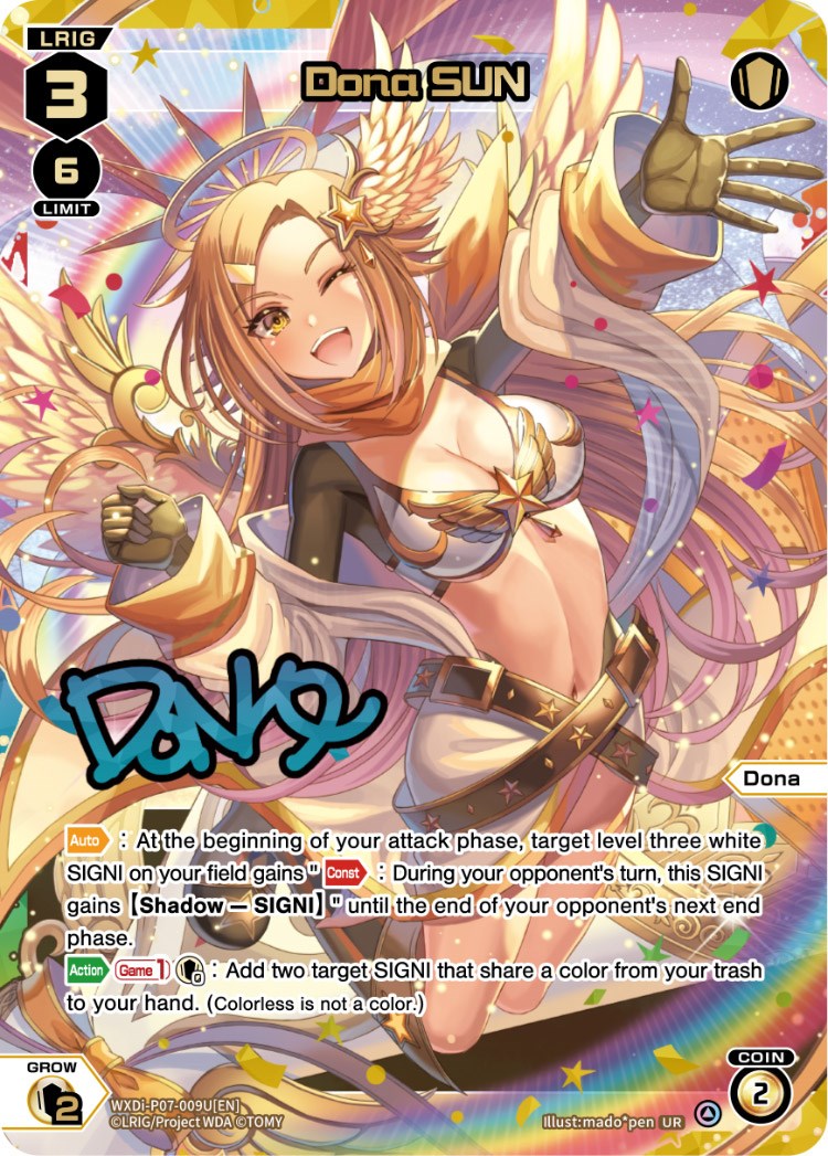 Dona SUN (WXDi-P07-009U[EN]) [Welcome Back Diva -Lostorage-]